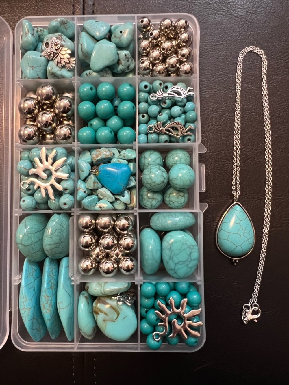 Craft Beads, WESTERN TURQUOISE - COWBOYS NEEDED, Jewelry Supplies, loose bulk
